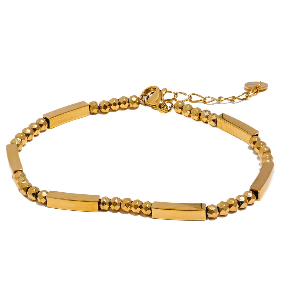 Square Beads Chain Bracelet